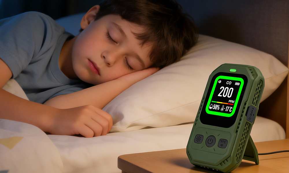 3-in-1 Carbon Monoxide Detector with Light