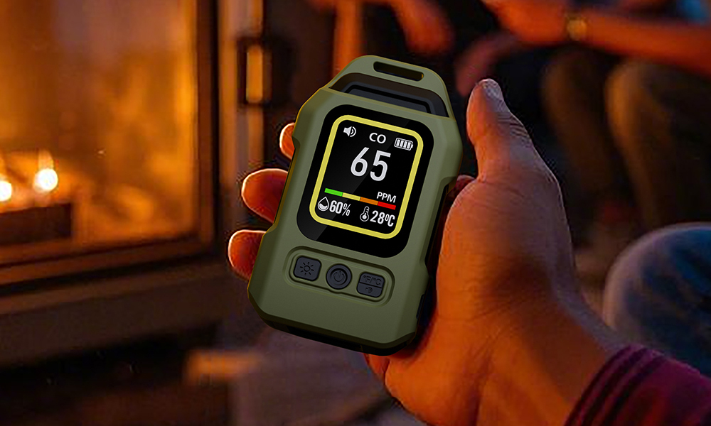 4-in-1 Carbon Monoxide Detector with Light 