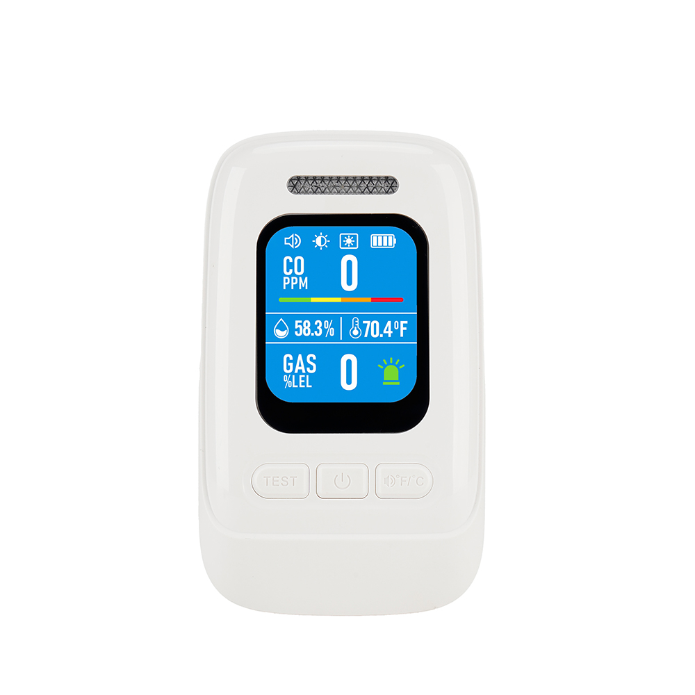 4-in-1 Combustible Gas & Carbon Monoxide Detector with Alarm