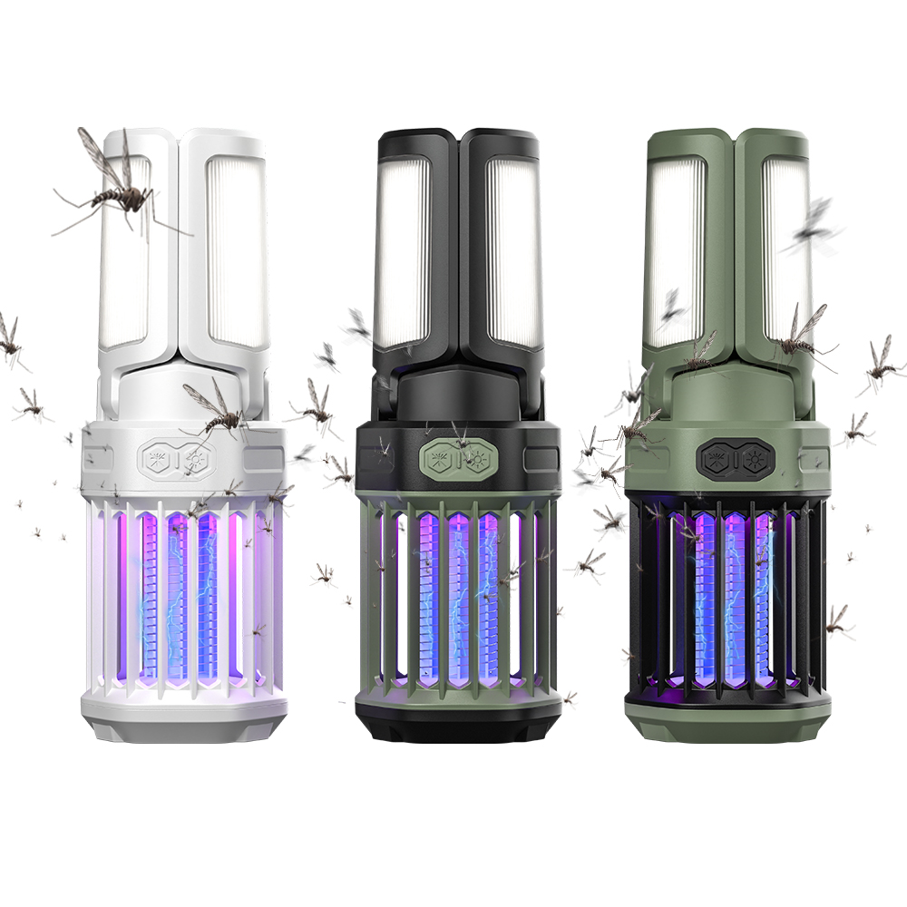 Foldable LED Camping Lantern with Mosquito Zapper