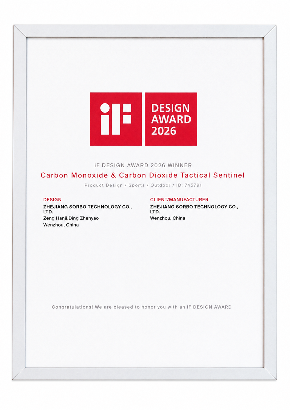 iF DESIGN AWARD