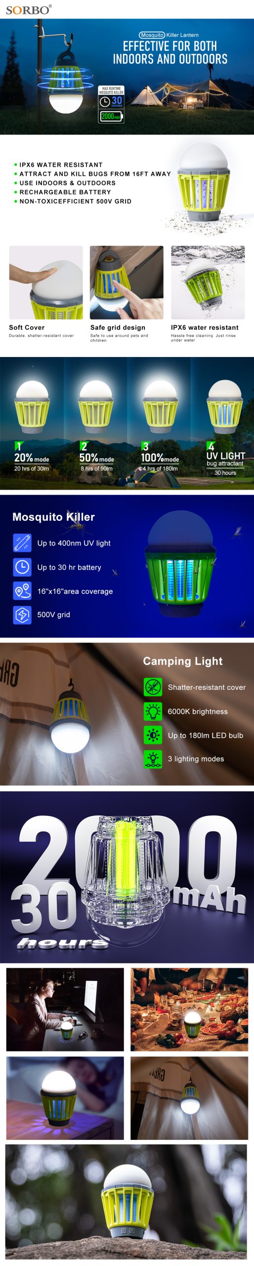 Outdoor Mosquito Killer Lamp details