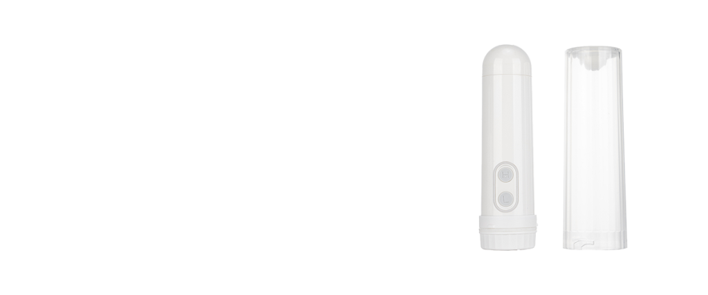 Portable bidet in a bathroom