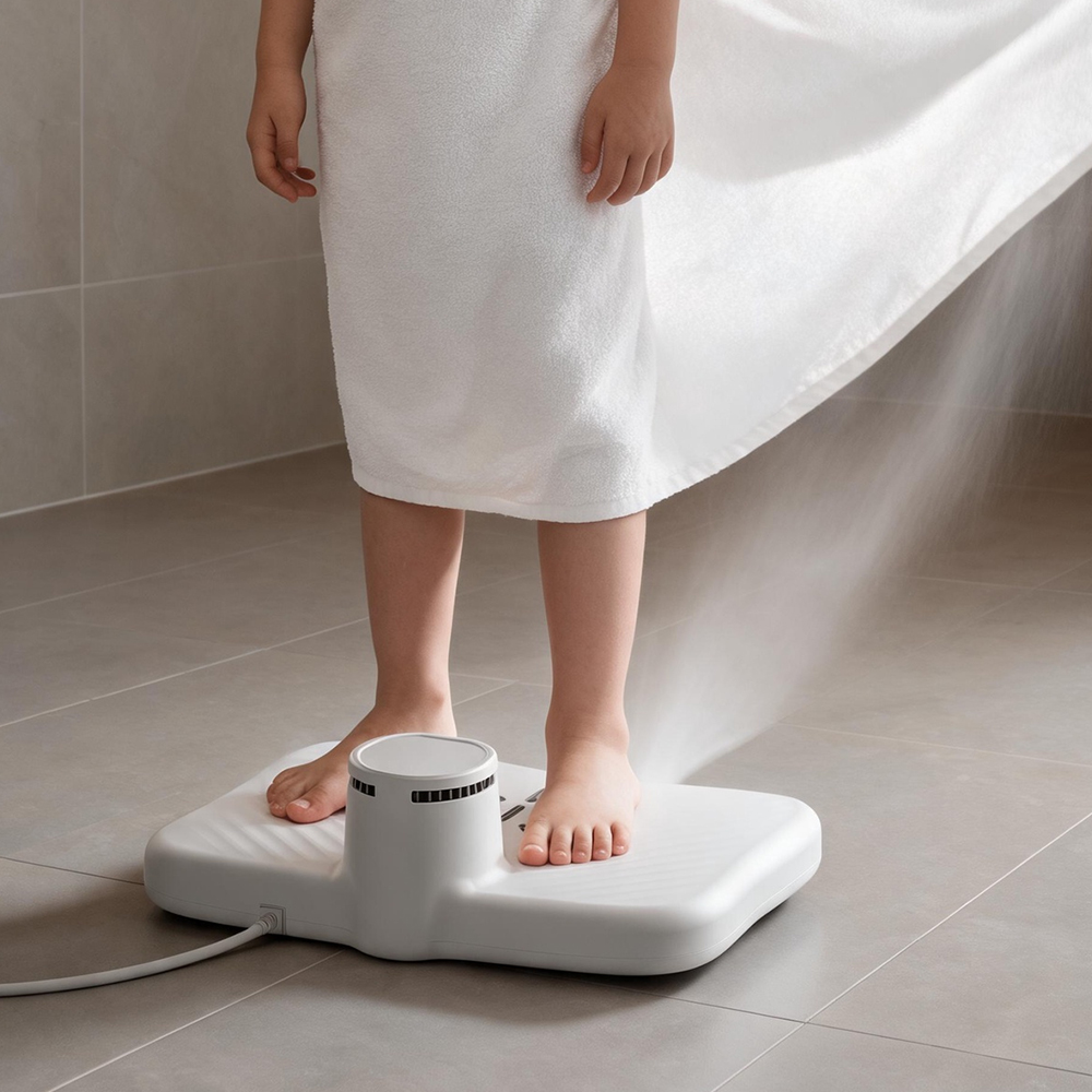SB-9709 Compact Electric Body & Foot Dryer for Home & Bathroom scenario