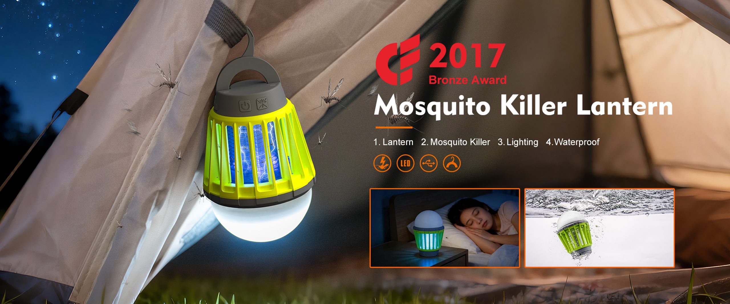 5 in 1 portable carbon dioxide and carbon monoxide detector with alarm
