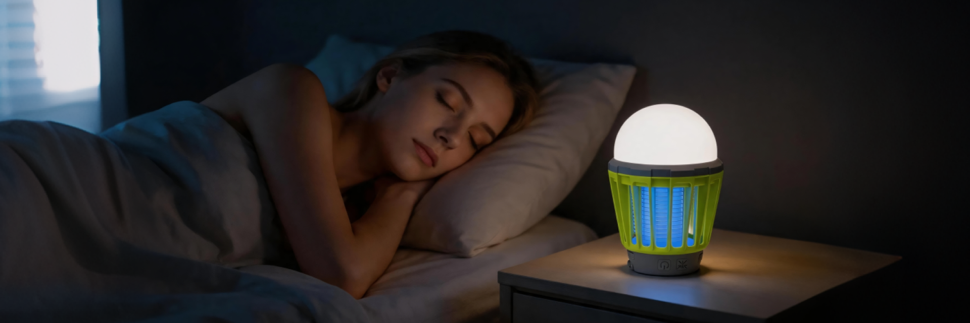 SORBO mosquito trap used in a bedroom